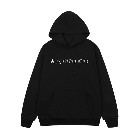 "A Waiting King." Hoodie [Blk/Wht]