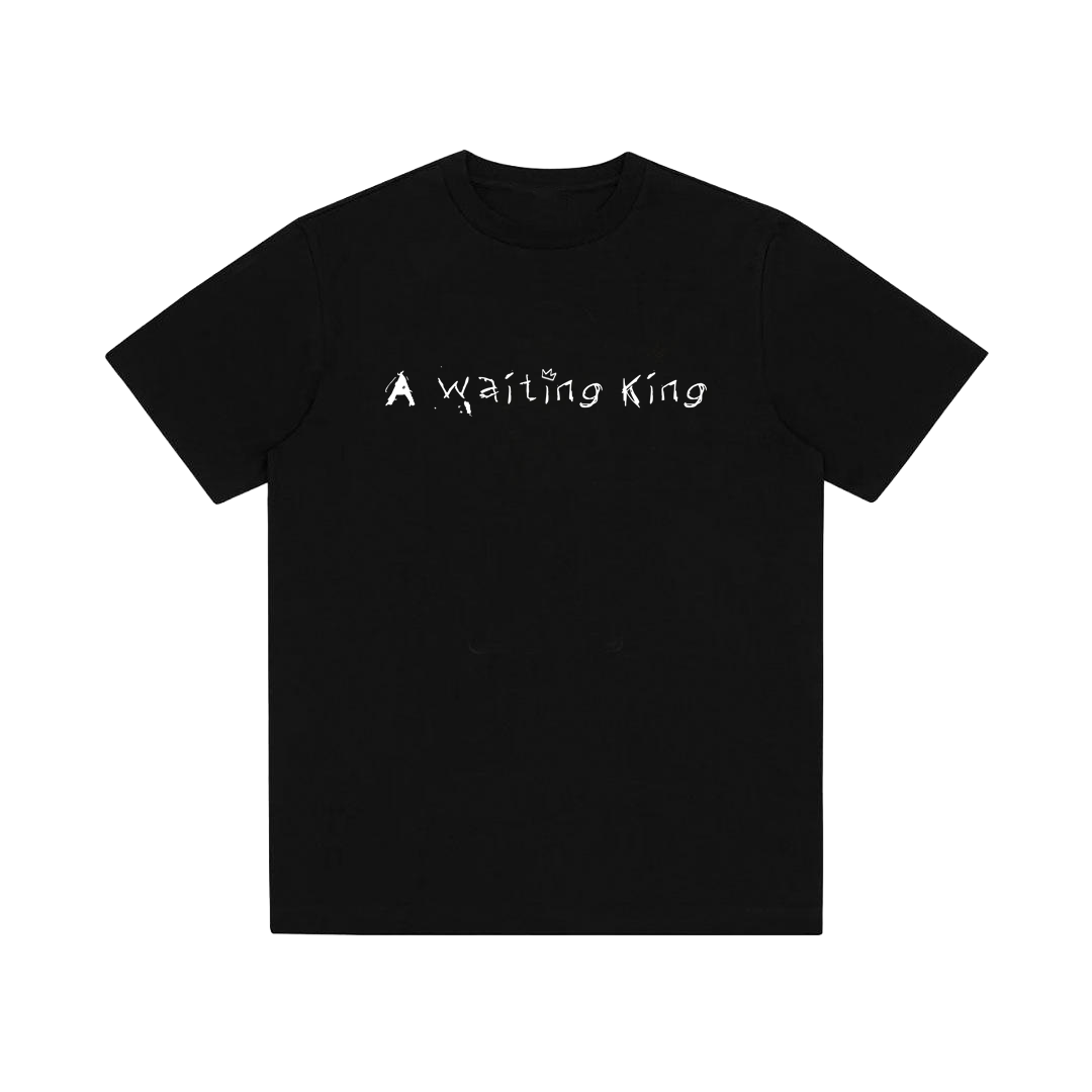 "A Waiting King." Tee [Blk/Wht]
